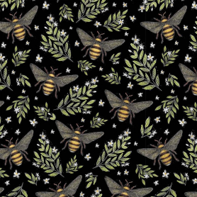 SHEET WRAP Bee Pattern