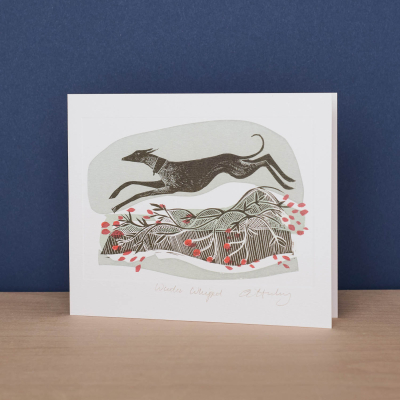 Winter Whippet|Art Angels