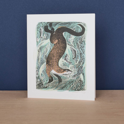 Fishing Otter|Art Angels