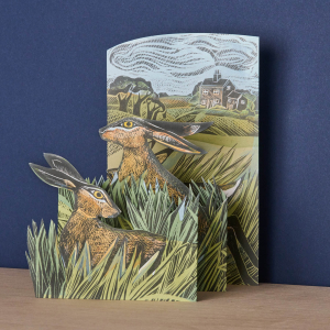 Hares And Open Fields Die Cut|Art Angels