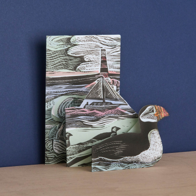 Puffins At Coquet Island Die Cut|Art Angels