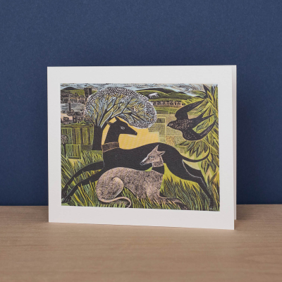 Two Yorkshire Whippets|Art Angels