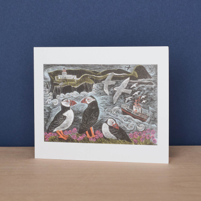 Fair Isle Puffins|Art Angels