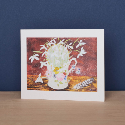Snowdrops In Floral Cup|Art Angels