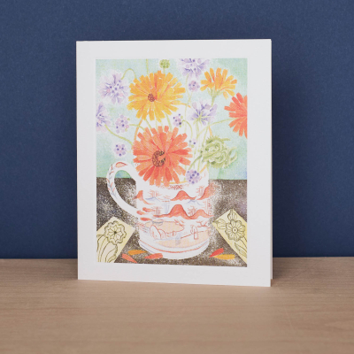 Marigolds And Scabious|Art Angels