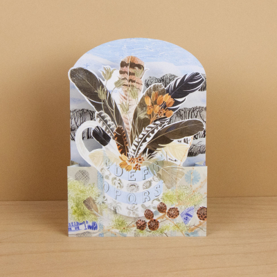 Spey Larch And Feathers Die Cut|Art Angels