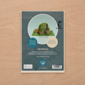 Pop Out Tortoise Die Cut|Art Angels