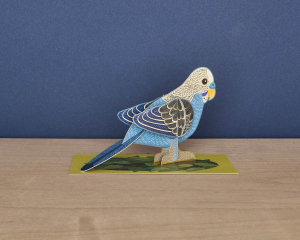 Pop Out Budgie Die Cut|Art Angels