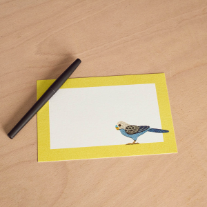 Pop Out Budgie Die Cut|Art Angels