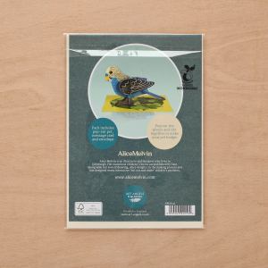Pop Out Budgie Die Cut|Art Angels