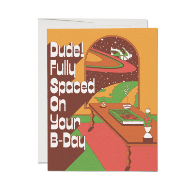 Fully Spaced Birthday card|Red Cap Cards