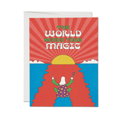 The World Needs You Encouragement card|Red Cap Cards