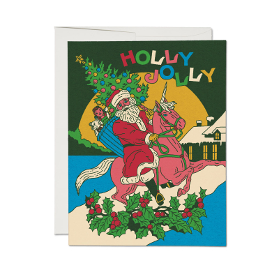 Santas Magic Holiday Card|Red Cap Cards