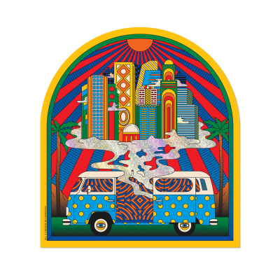 Smoke City sticker|Red Cap Cards