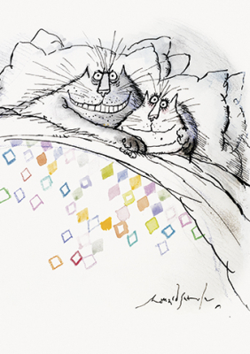 Big Fat Cat And Friend