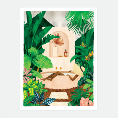 Exotic Bathtub Print Med|All The Ways To Say