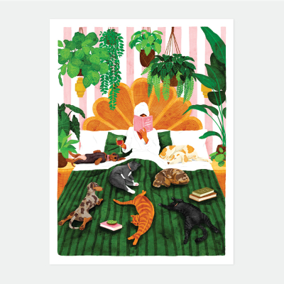 Life With Pets And Plants Print Med|All The Ways To Say