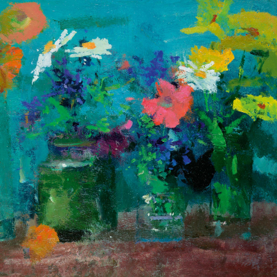 Marigolds Poppies And Daisies