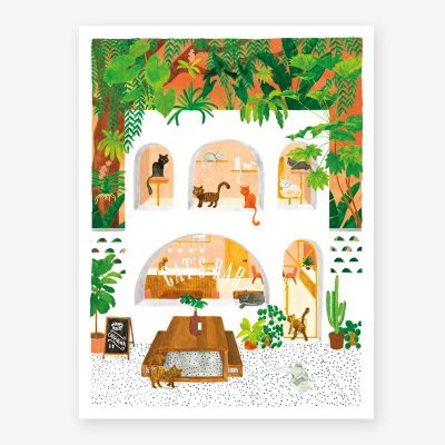 Cats Bar Print Small|All The Ways To Say