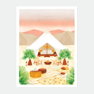 Glamping Print Small|All The Ways To Say