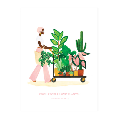 Girl Buying Plants Print Small|All The Ways To Say