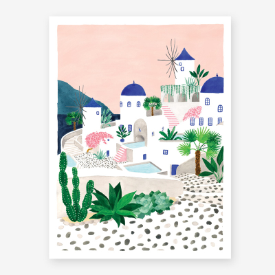 Santorini Print Small|All The Ways To Say