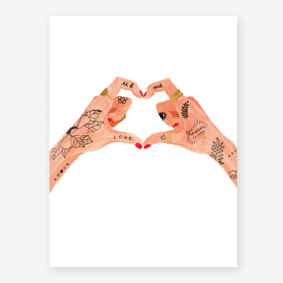 Hands Of Love Print Small|All The Ways To Say