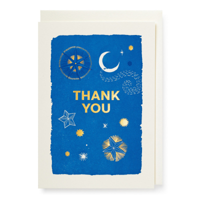 MINI CARD Thank You Stars