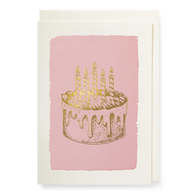 MINI CARD Gold Cake