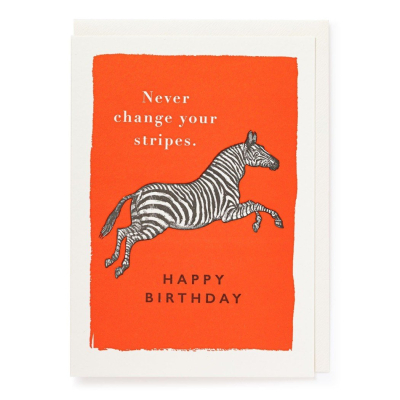 Never Change Your Stripes