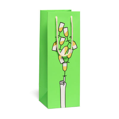 Balancing Glasses Booze Bag|Red Cap Cards