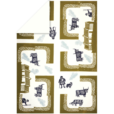 Highland Cattle Wrap|Art Angels