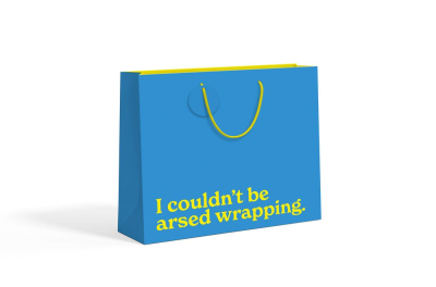 BAG LRG I Couldnt Be Arsed Wrapping