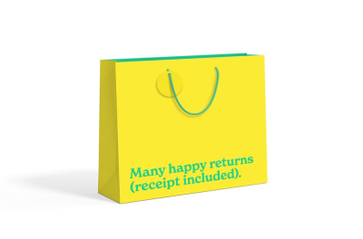 BAG LRG Many Happy Returns