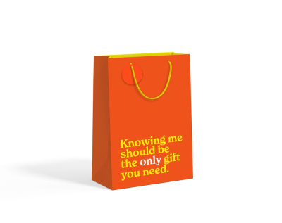 BAG MED Knowing Me Should Be The Only Gift You Need