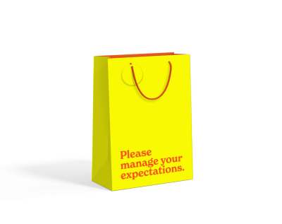 BAG MED Manage Your Expectations