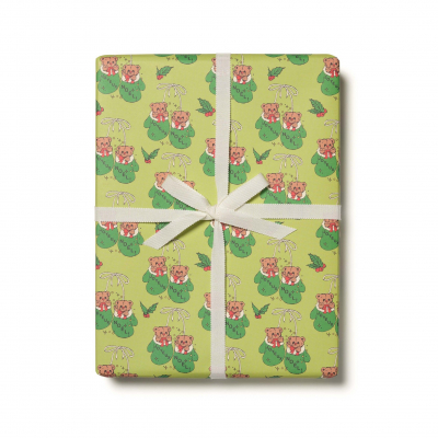 Mitten Bears Holiday Wrap|Red Cap Cards