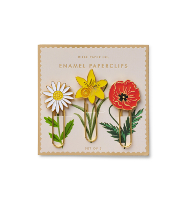 Garden Study Enamel Paper Clip Set|Rifle Paper
