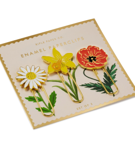 Garden Study Enamel Paper Clip Set|Rifle Paper