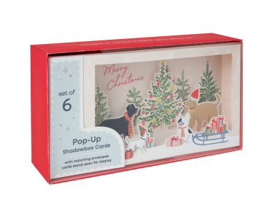 Blush Tree Trimming Dogs Boxed Set|Up With Paper