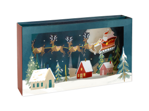 Santa And Reindeer Boxed Set|Up With Paper