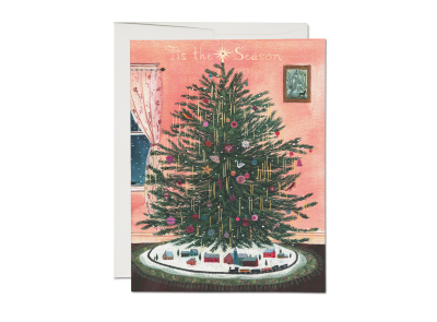 Tinsel Tree FOIL Holiday Boxed Set|Red Cap Cards