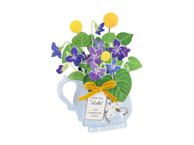 February-Violet|Up With Paper