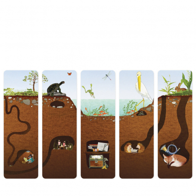 By the Pond Bookmarks |Felix Doolittle