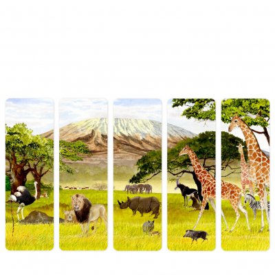Serengeti Bookmarks |Felix Doolittle