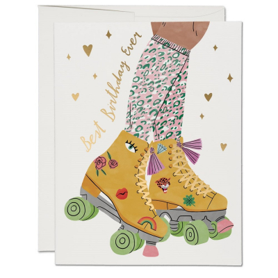 Roller Skate|Red Cap Cards