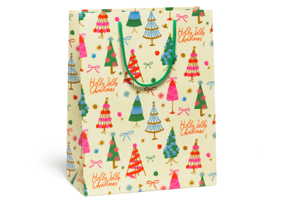 Holly Jolly Trees Large Bag|Red Cap Cards