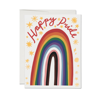 Rainbow Pride FOIL card|Red Cap Cards
