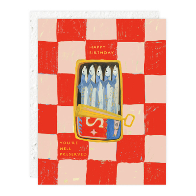 Sardines Birthday Card|Seedlings