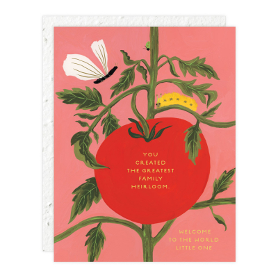 Heirloom Baby Card|Seedlings